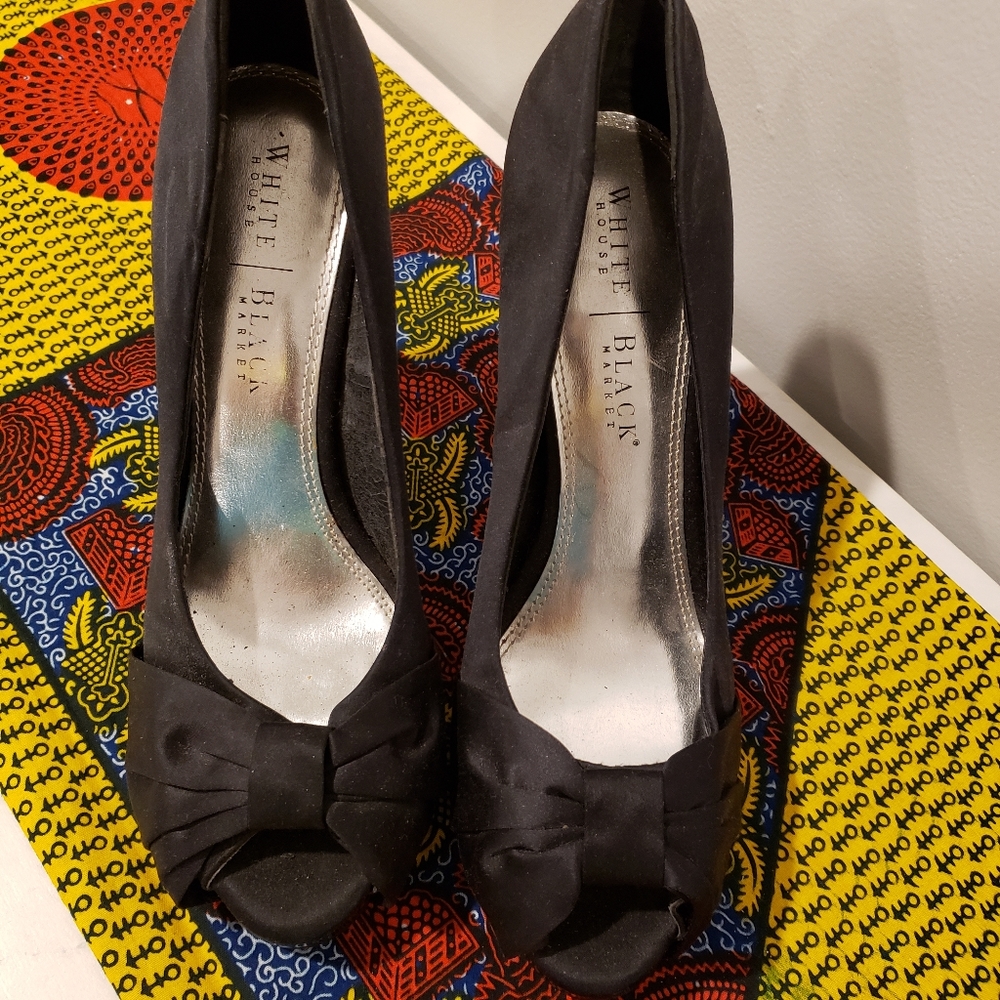 White House Black Market Peep-Toe Pumps